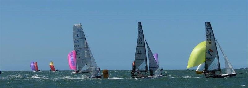 Joker, Alexander Sails, CST Composites - International 14 2018 Australian Championships - Day 3 photo copyright John Graham taken at Darling Point Sailing Squadron and featuring the International 14 class