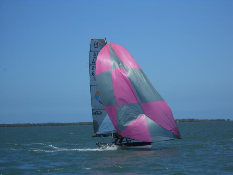 Final day - International 14 2018 Australian Championship photo copyright John Graham taken at Darling Point Sailing Squadron and featuring the International 14 class