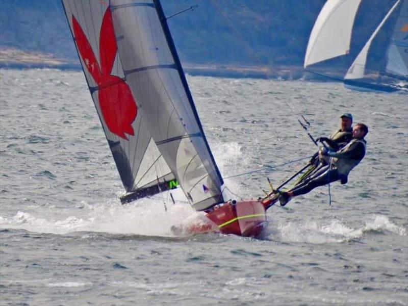 Day 1 - International 14ft Skiff State Championships - photo © Metung Yacht Club