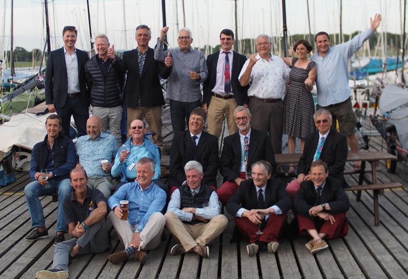 International 14 Century Cup at Itchenor - pre-dinner drinks with the I14 legends - photo © Luke Boughton