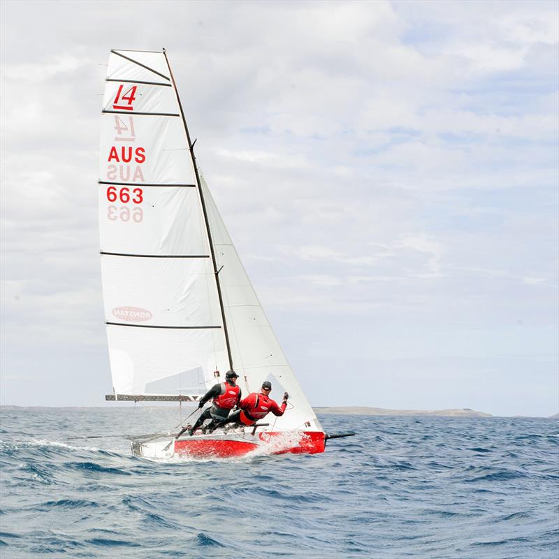 Lindsay Irwin - Ronstan Irwin Sails - International 14 Victorian State Championships - photo © Sonny Witton