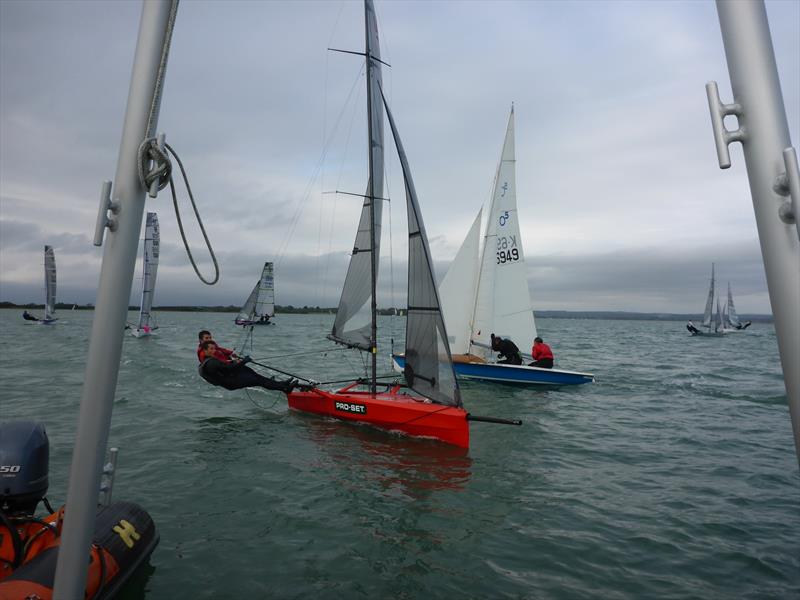 I14 Autumn Pint and Trophy at Itchenor photo copyright Caroline Gosford taken at Itchenor Sailing Club and featuring the International 14 class