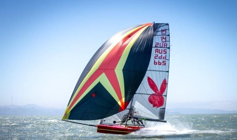 Argo - Stewart Vickery AUS 665 - Black Rock Yacht Club Xmas Regatta photo copyright John Graham taken at Black Rock Yacht Club, Australia and featuring the International 14 class