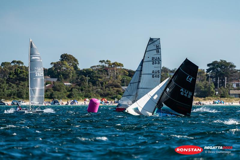 I14s at the McCrae Yacht Club Ronstan Australia Day Regatta photo copyright Beau Outteridge taken at McCrae Yacht Club and featuring the International 14 class