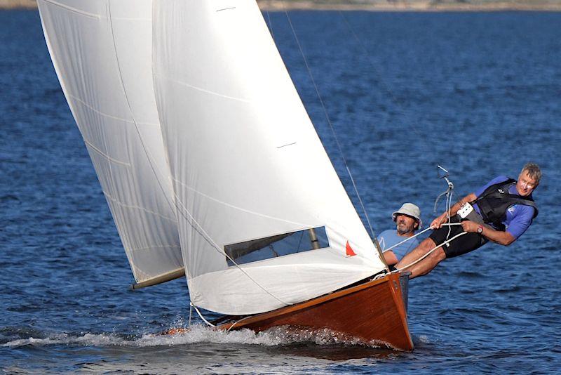 Vintage International 14 'Streaker' on display in Perth photo copyright Lindsay Preece taken at Perth Dinghy Sailing Club and featuring the International 14 class