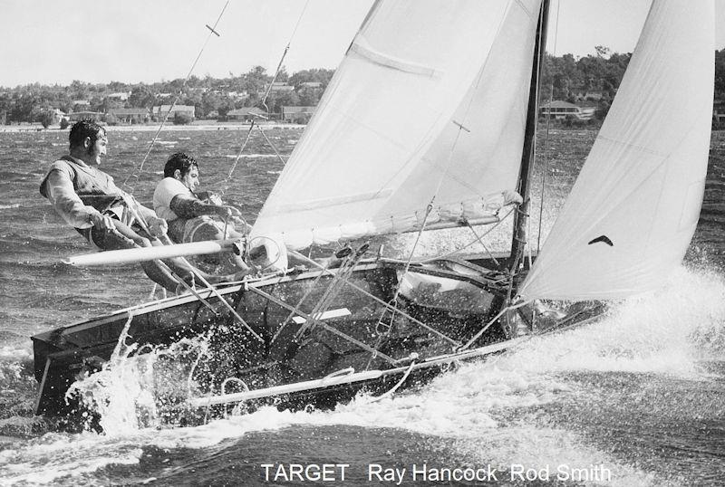 Australian 14 'Target' raced by Ray Hancock and Rod Smith in 1972 photo copyright Aus 14 Assoc taken at Perth Dinghy Sailing Club and featuring the International 14 class