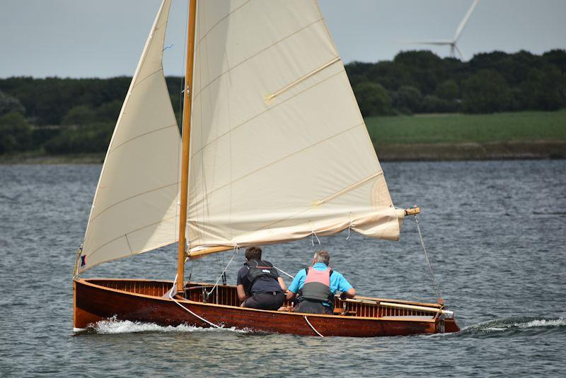 Back in the 1920s and 30s the thinking was that fullness forward was fast - 'the head of a cod and the tail of a mackerel' was the rule of thumb photo copyright Dougal Henshall taken at Grafham Water Sailing Club and featuring the International 14 class