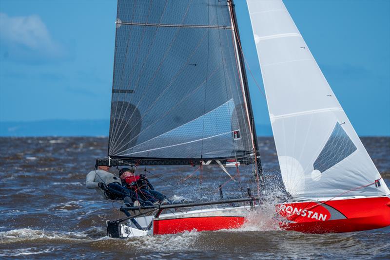 Lindsay Irwin and Andrew Perry were the winners in the I14 fleet photo copyright Jordan Roberts taken at Sandringham Yacht Club and featuring the International 14 class