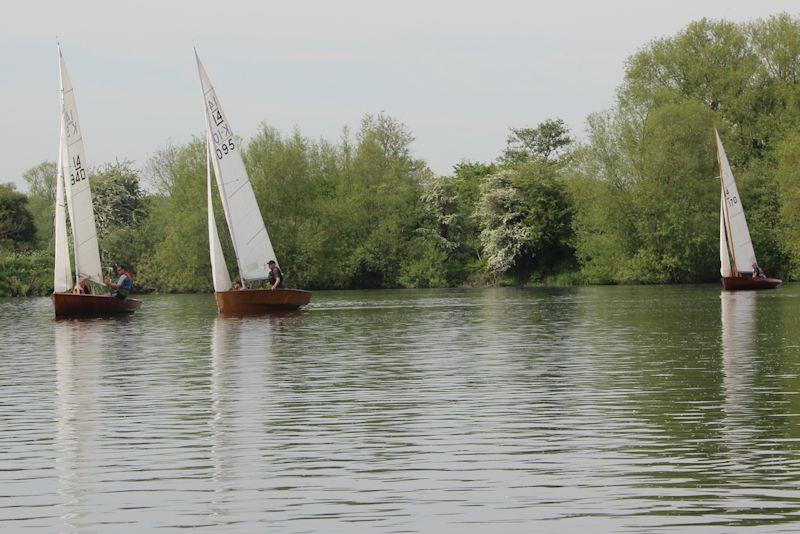 Classic International 14 open meeting at Rickmansworth photo copyright Vinny Francis taken at Rickmansworth Sailing Club and featuring the International 14 class