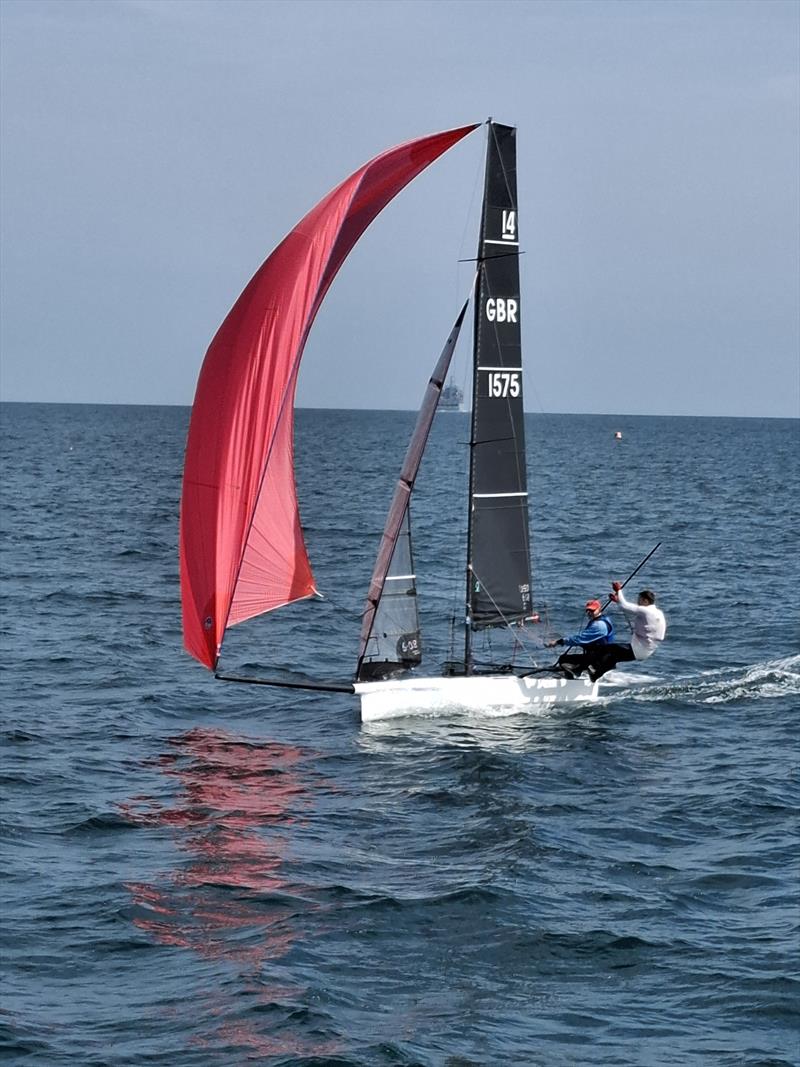 International 14 Prince of Wales Week at the WPNSA Day 1 photo copyright Caroline Gosford taken at Weymouth & Portland Sailing Academy and featuring the International 14 class