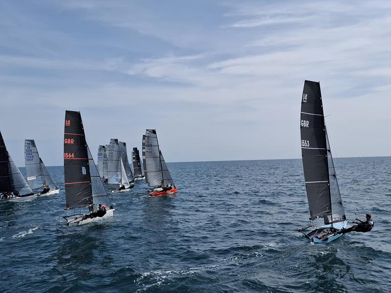 International 14 Prince of Wales Week at the WPNSA Day 1 photo copyright Caroline Gosford taken at Weymouth & Portland Sailing Academy and featuring the International 14 class