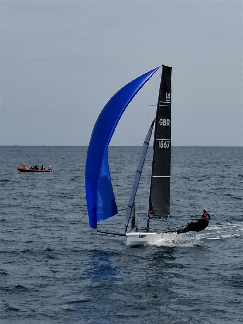 International 14 Prince of Wales Week at the WPNSA Day 1 photo copyright Caroline Gosford taken at Weymouth & Portland Sailing Academy and featuring the International 14 class