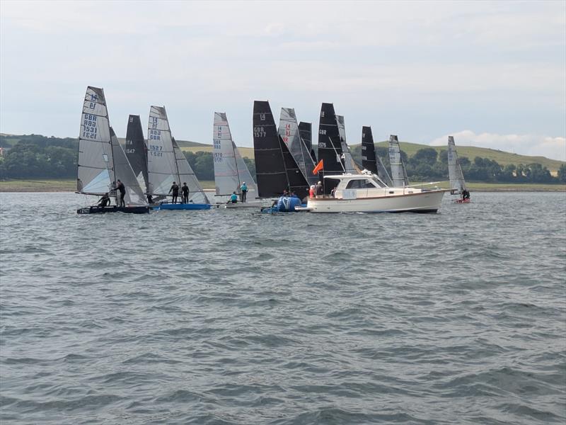 International 14 2026 Prince of Wales Cup Week Day 2 photo copyright Dan Challis taken at Largs Sailing Club and featuring the International 14 class