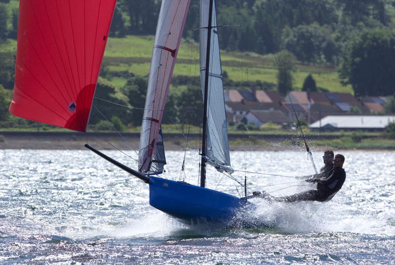 International 14 2026 Prince of Wales Cup Week Day 4 photo copyright Patrick Condy taken at Largs Sailing Club and featuring the International 14 class