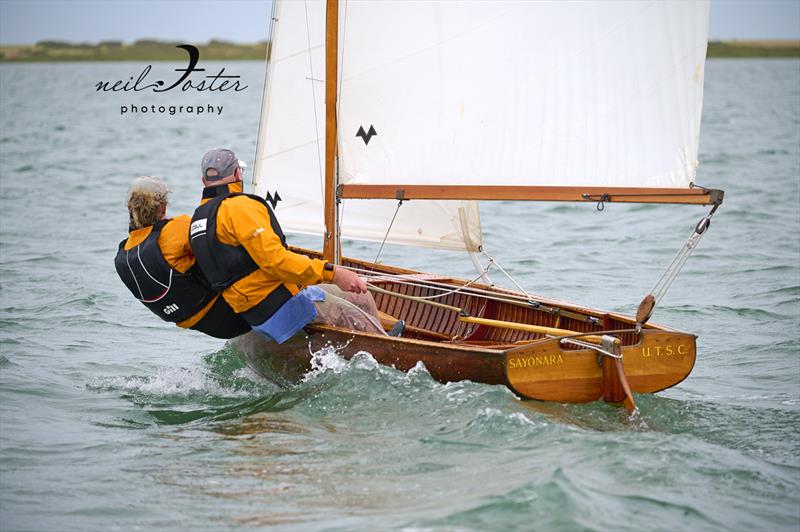 Classic and vintage International 14s at Blakeney  photo copyright Neil Foster Photography taken at Blakeney Sailing Club and featuring the International 14 class