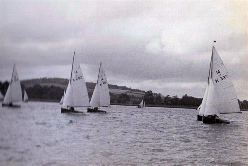 International 14s sailing at Exmouth pre-war, when the club was a popular venue on the circuit - photo © Dougal Henshall