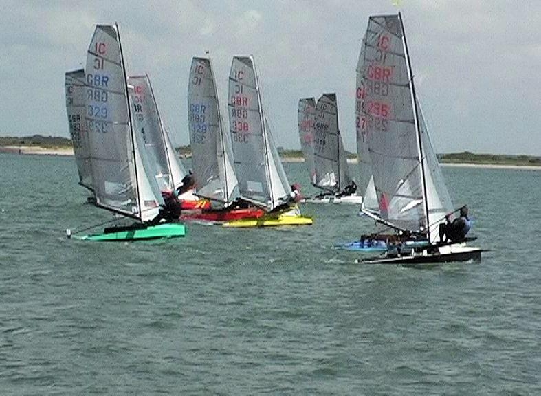 International Canoes at Mengeham Rythe photo copyright R Kent taken at Mengeham Rythe Sailing Club and featuring the International Canoe class