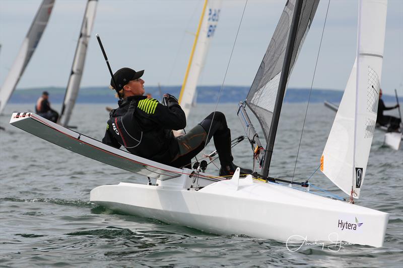 International Canoe Worlds at Pwllheli day 3 photo copyright Andy Green / www.greenseaphotography.co.uk taken at Plas Heli Welsh National Sailing Academy and featuring the International Canoe class