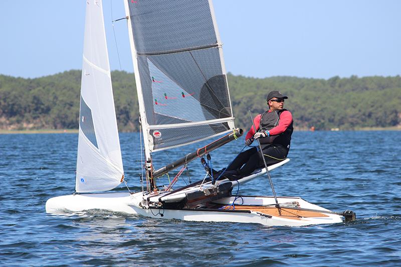 International Canoe Europa Cup at Club de Voile Hourtin Medoc, Lac d'Hourtin, France photo copyright Arnaud Fillette taken at  and featuring the International Canoe class