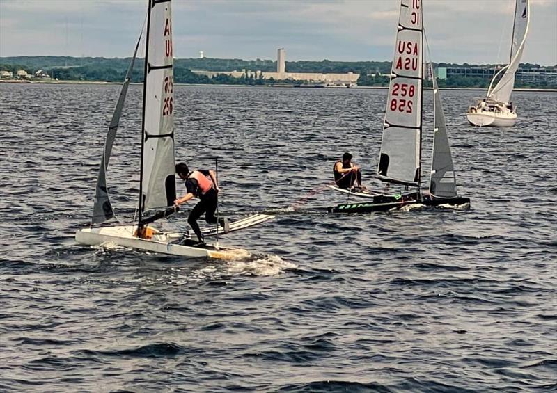 International Canoe US East Coast Championship at Mount Hope Bay photo copyright Sam Moore taken at  and featuring the International Canoe class