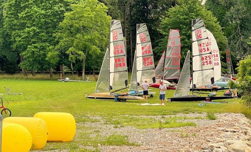 International Canoe US East Coast Championship at Mount Hope Bay photo copyright Sam Moore taken at  and featuring the International Canoe class