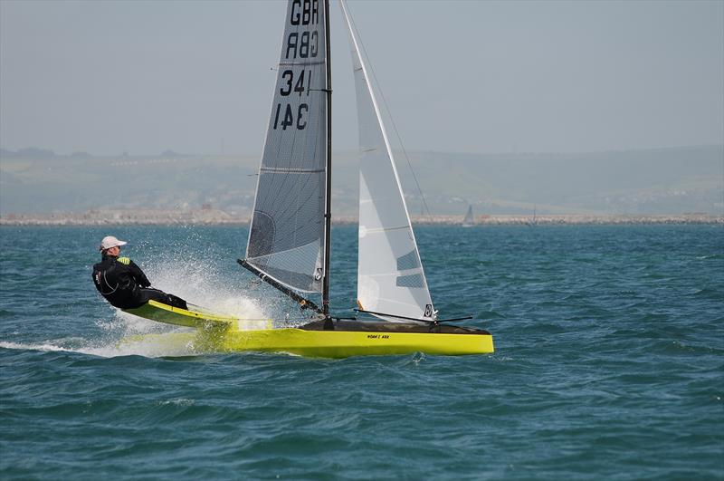 International Canoe UK Nationals at the WPNSA photo copyright Richard Bowers taken at Weymouth & Portland Sailing Academy and featuring the International Canoe class