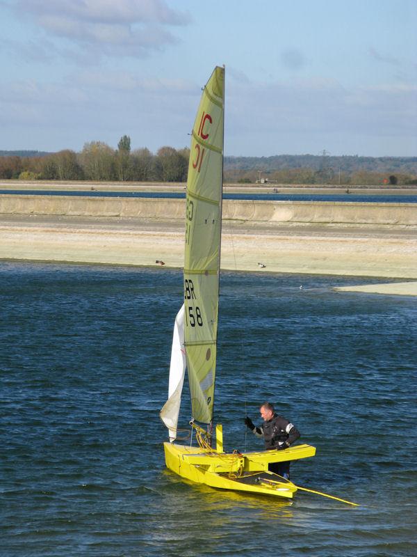 International Canoe Final Fling at Farmoor photo copyright Simon Hotchkins taken at Oxford Sailing Club and featuring the International Canoe class