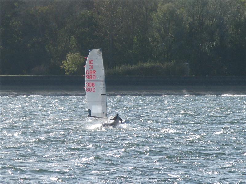 International Canoe Final Fling at Farmoor photo copyright Simon Hotchkins taken at Oxford Sailing Club and featuring the International Canoe class