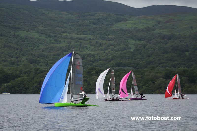 International Canoe Europa Cup day 1 photo copyright Alan Henderson / www.fotoboat.com taken at Loch Lomond Sailing Club and featuring the International Canoe class