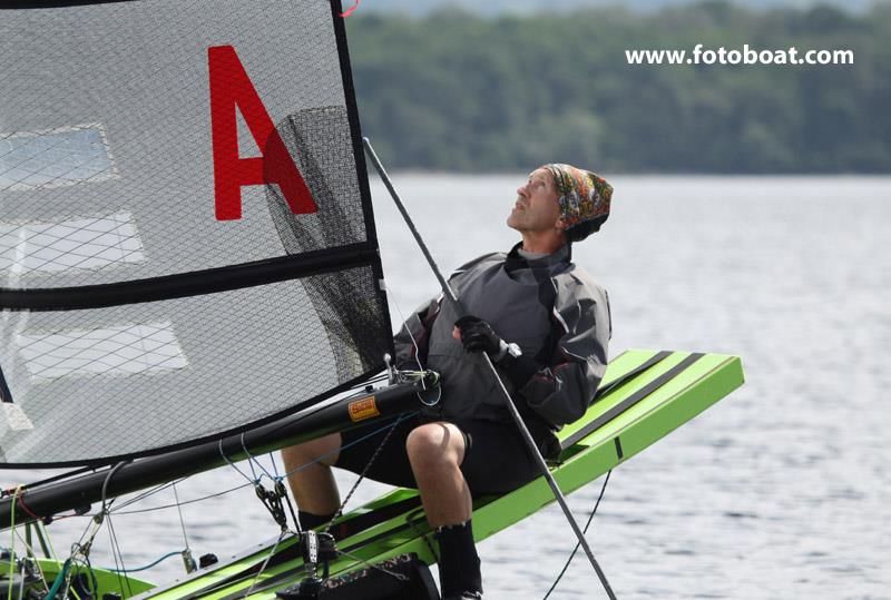 International Canoe Europa Cup day 1 photo copyright Alan Henderson / www.fotoboat.com taken at Loch Lomond Sailing Club and featuring the International Canoe class