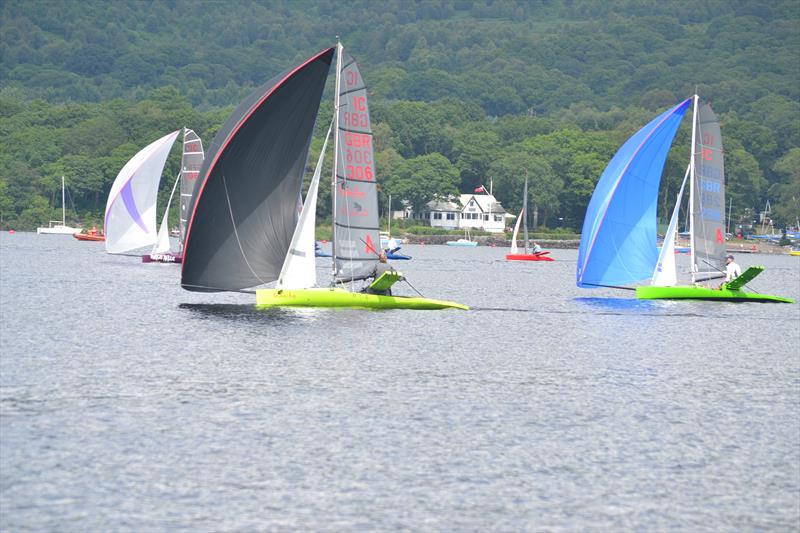 International Canoe Europa Cup day 2 photo copyright David Protheroe taken at Loch Lomond Sailing Club and featuring the International Canoe class