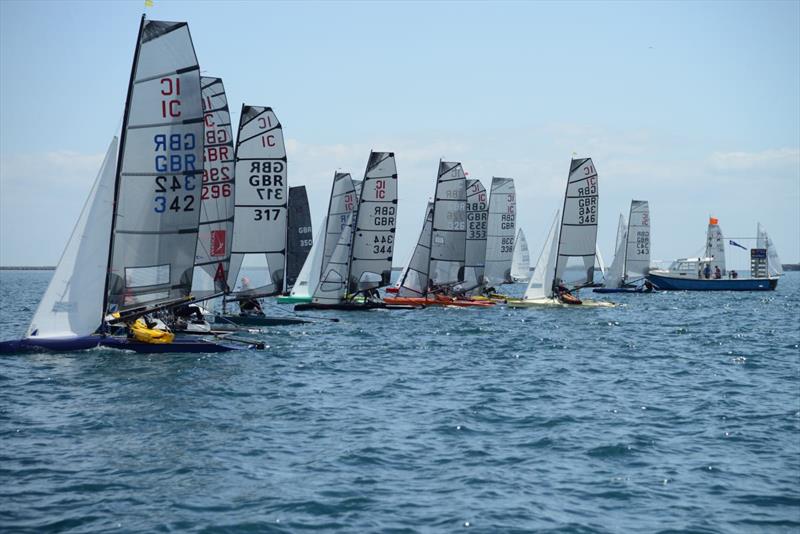 International Canoes at Castle Cove photo copyright Rick Bowers taken at Castle Cove Sailing Club and featuring the International Canoe class