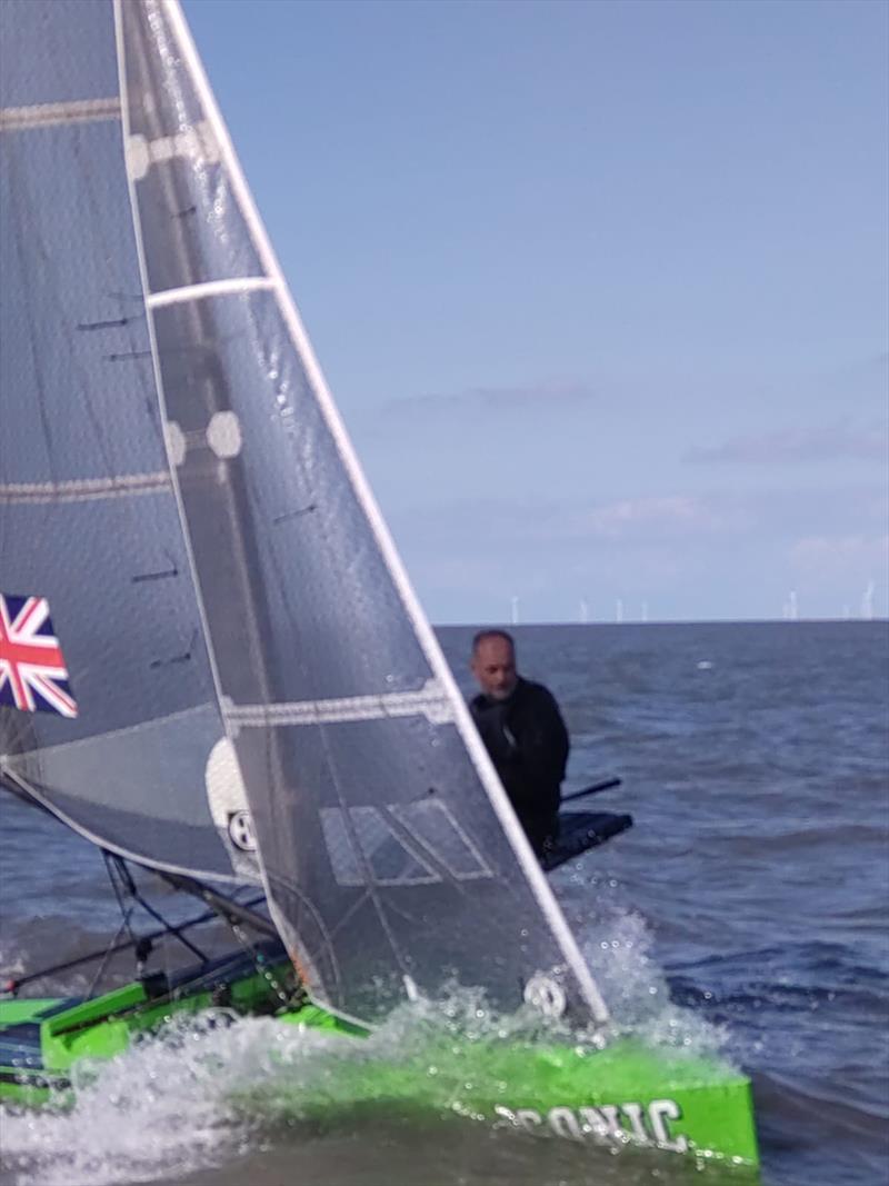 Day 6 of the International Canoe 'Not the Worlds' event at West Kirby photo copyright Mike De St Paer taken at West Kirby Sailing Club and featuring the International Canoe class