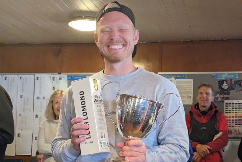 International Canoe Nationals at Loch Lomond prize-giving photo copyright Chris Hampe taken at Loch Lomond Sailing Club and featuring the International Canoe class