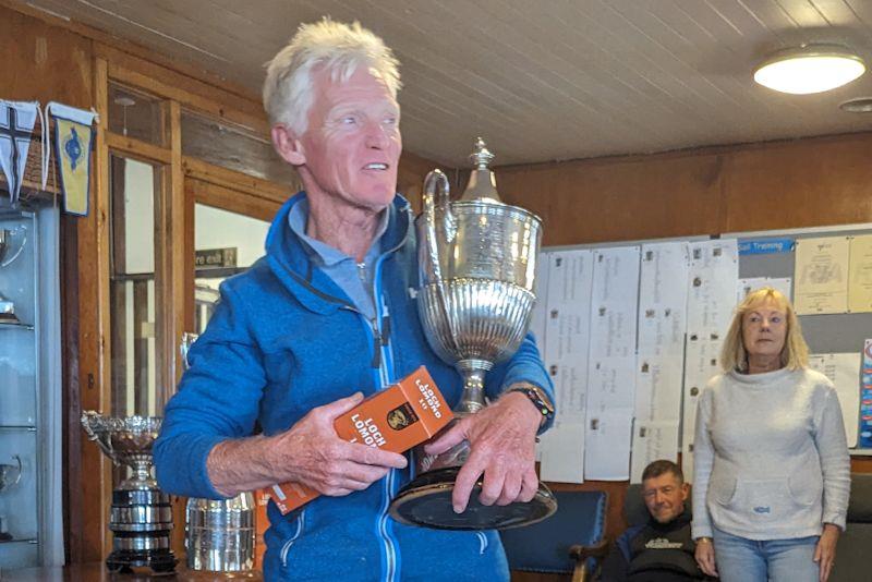 International Canoe Nationals at Loch Lomond prize-giving photo copyright Chris Hampe taken at Loch Lomond Sailing Club and featuring the International Canoe class