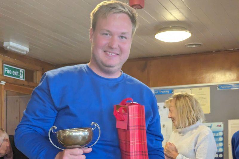 International Canoe Nationals at Loch Lomond prize-giving photo copyright Chris Hampe taken at Loch Lomond Sailing Club and featuring the International Canoe class