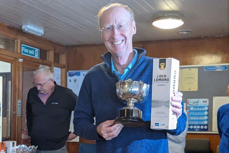 International Canoe Nationals at Loch Lomond prize-giving photo copyright Chris Hampe taken at Loch Lomond Sailing Club and featuring the International Canoe class