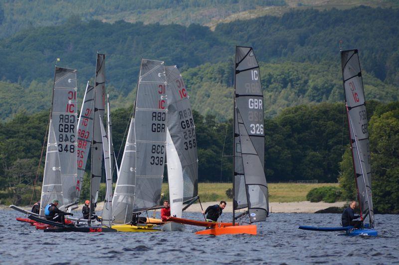International Canoe Nationals at Loch Lomond day 4 photo copyright Katie Hughes taken at Loch Lomond Sailing Club and featuring the International Canoe class