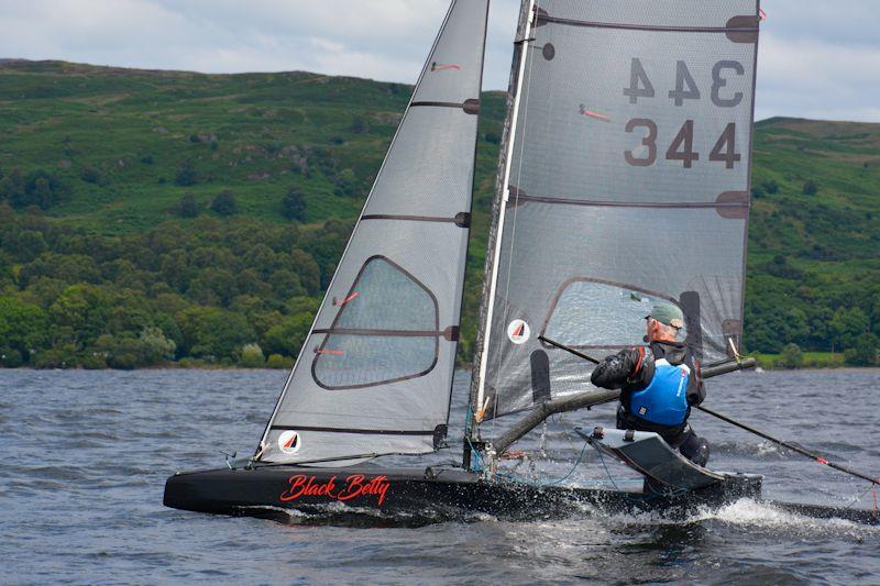 Robin Wood wins the International Canoe Nationals at Loch Lomond photo copyright Katie Hughes taken at Loch Lomond Sailing Club and featuring the International Canoe class