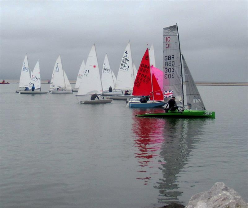 Start on day 2 of the West Kirby Sailing Club Easter Regatta  - photo © Alan Jenkins