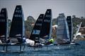 Chandler Macleod Moth Worlds final day - Boats rack up on the start line © Martina Orsini