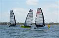 On-the-water Moth action at a 2019 Foiling Midwinters event