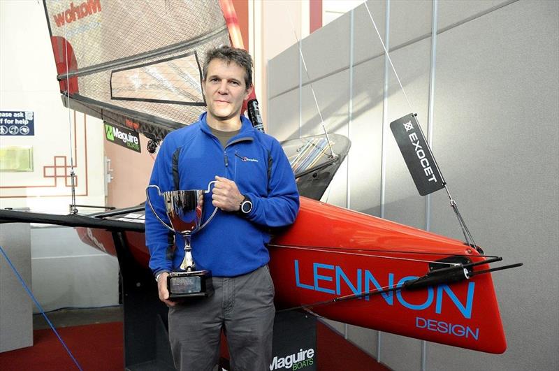 Mike Lennon's new Exocet International Moth wins the YachtsandYachting.com Concours d'Elegance 2014 photo copyright RYA / Chris Churchill / www.churchillphoto.co.uk taken at RYA Dinghy Show and featuring the International Moth class