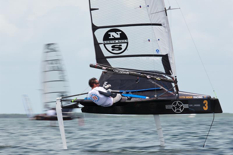 Day 1 of the US International Moth Championships in Key Largo photo copyright Meredith Block / US Moth Class taken at Upper Keys Sailing Club and featuring the International Moth class