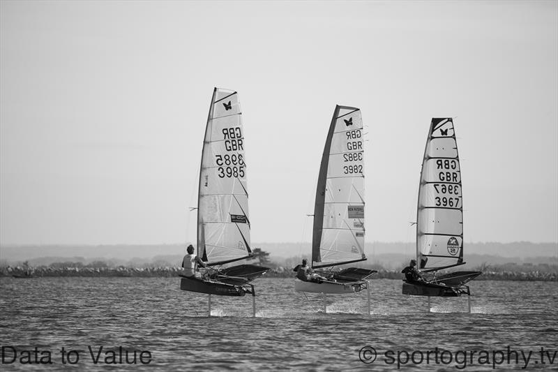 Data to Value Ltd. Queen Mary Moth Grand Prix photo copyright Alex Irwin / www.sportography.tv taken at Queen Mary Sailing Club and featuring the International Moth class