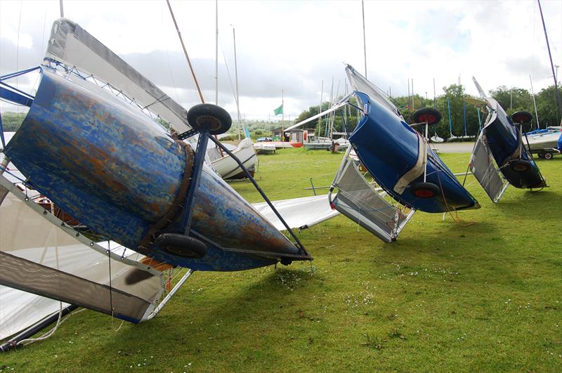 A medley of Magnum Moths, showing the development from the 8, through the 7 to the 6 during the Classic Dinghy Fest at Roadford Lake - photo © David Henshall