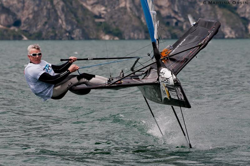 TFW Moth Invitational day 1 photo copyright Martina Orsini taken at Fraglia Vela Malcesine and featuring the International Moth class