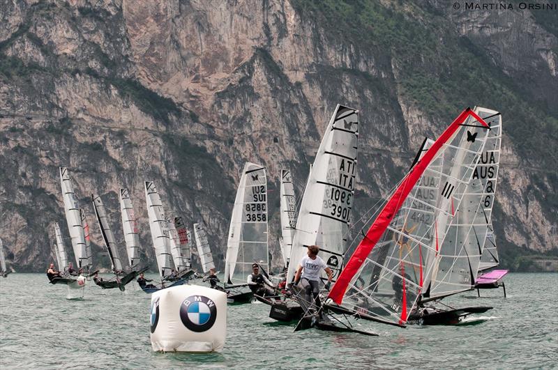 TFW Moth Invitational day 1 photo copyright Martina Orsini taken at Fraglia Vela Malcesine and featuring the International Moth class