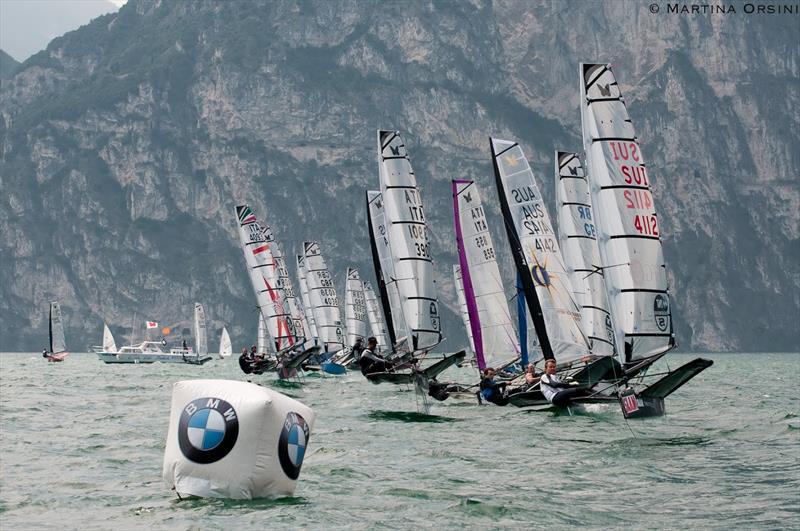 TFW Moth Invitational day 2 photo copyright Martina Orsini taken at Fraglia Vela Malcesine and featuring the International Moth class