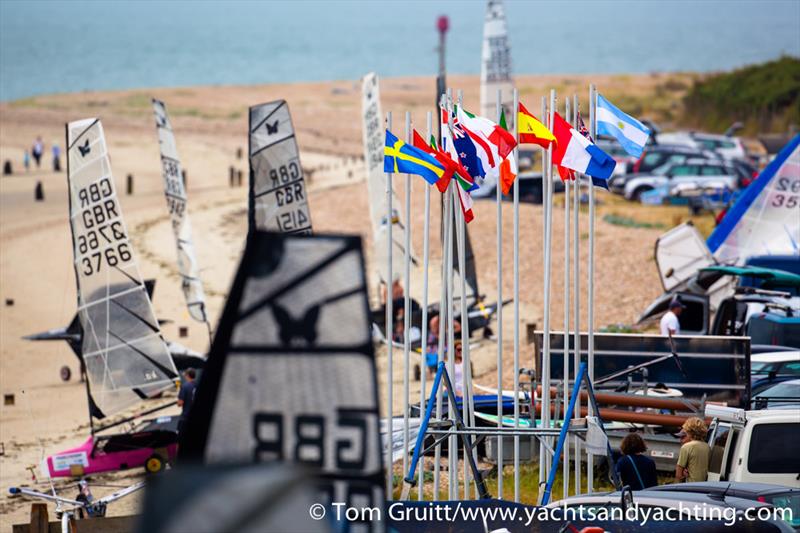 First day of the International Moth World Championships  photo copyright Tom Gruitt / yachtsandyachting.com taken at Hayling Island Sailing Club and featuring the International Moth class